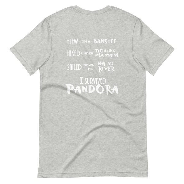 PandoraI I Survived Bucket List Adult T-Shirt. 2-Sided Disney Animal Kingdom Pandora T-Shirt