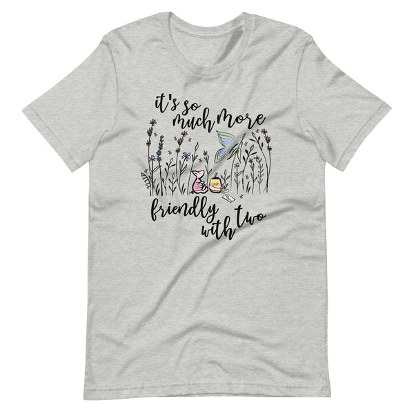 Piglet Wildflowers T-shirt Winnie the Pooh So Much More Friendly with Two Disney Piglet T-Shirt
