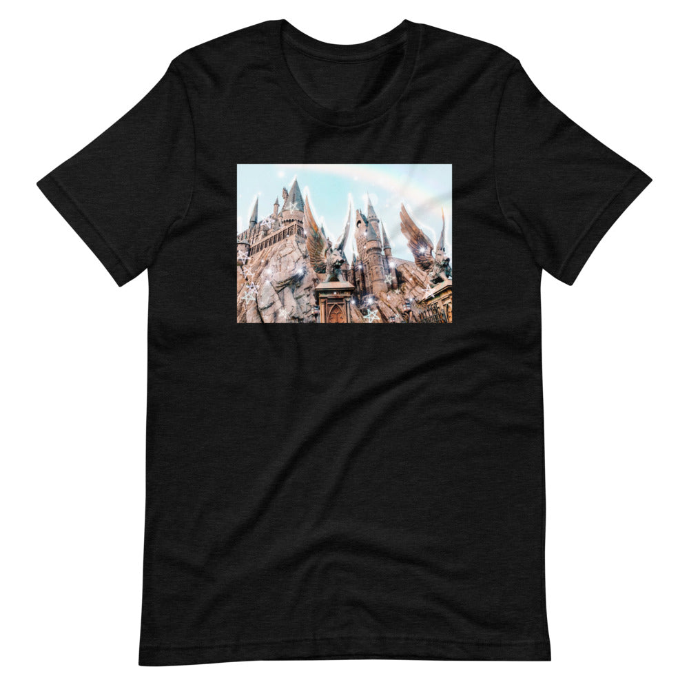 Magical Castle Photo T-Shirt Castle with Gargoyle T-shirt