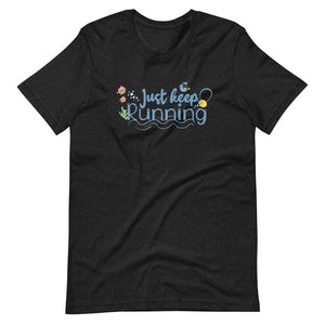 runDisney Finding Nemo Just Keep Running Disney runner Unisex t-shirt