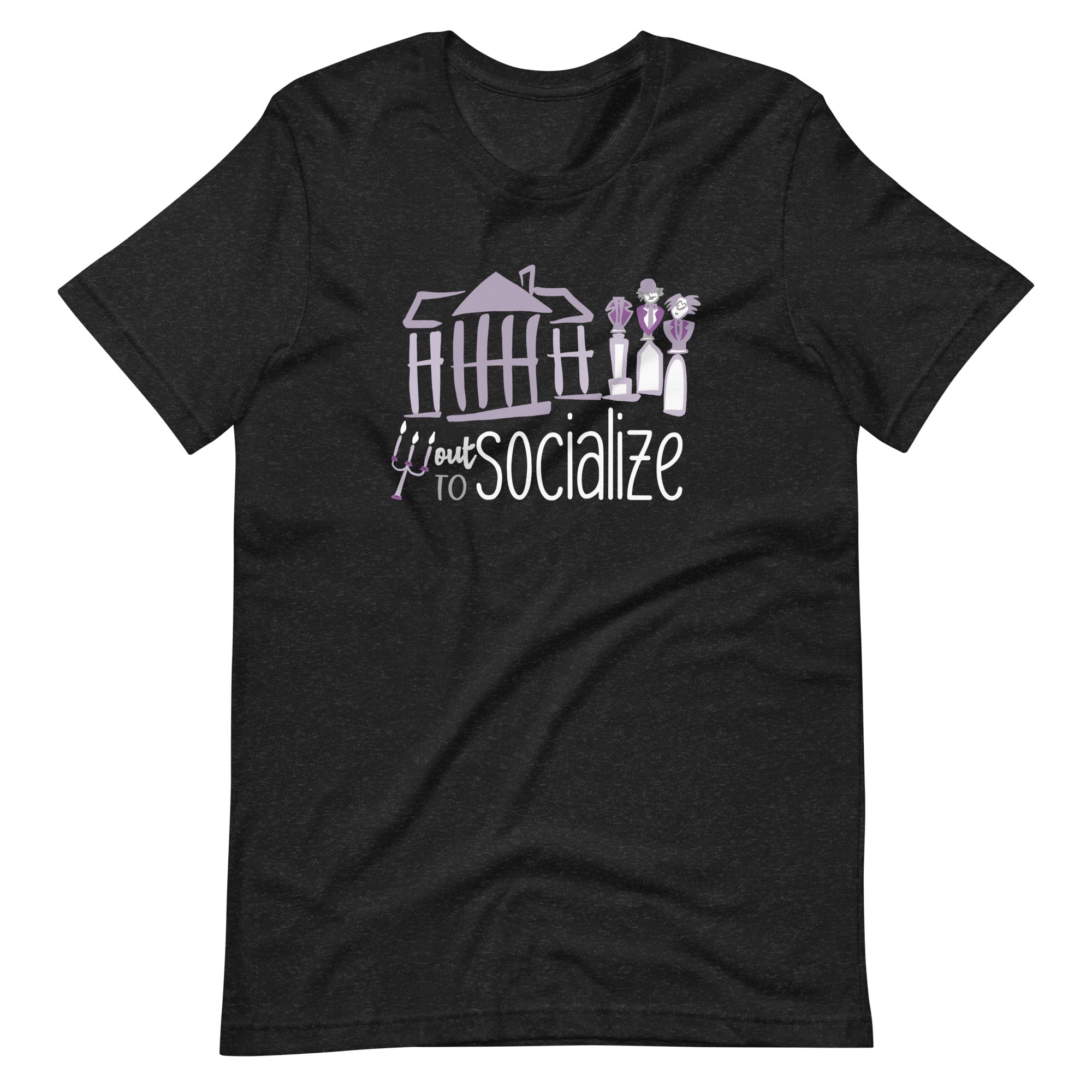 Disney Haunted Mansion T-Shirt Out to Socialize Ghosts Disney T-Shirt