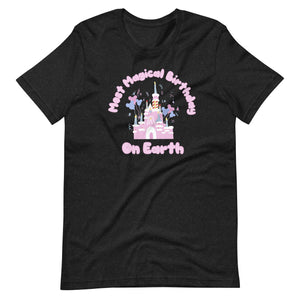 Disney Birthday Most Magical Birthday Castle Cake Unisex t-shirt