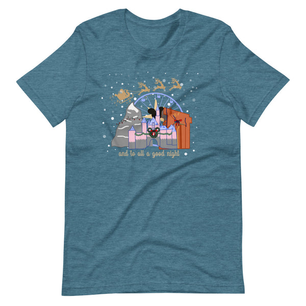 Christmas at Disneyland with Santa Short-Sleeve Unisex T-Shirt
