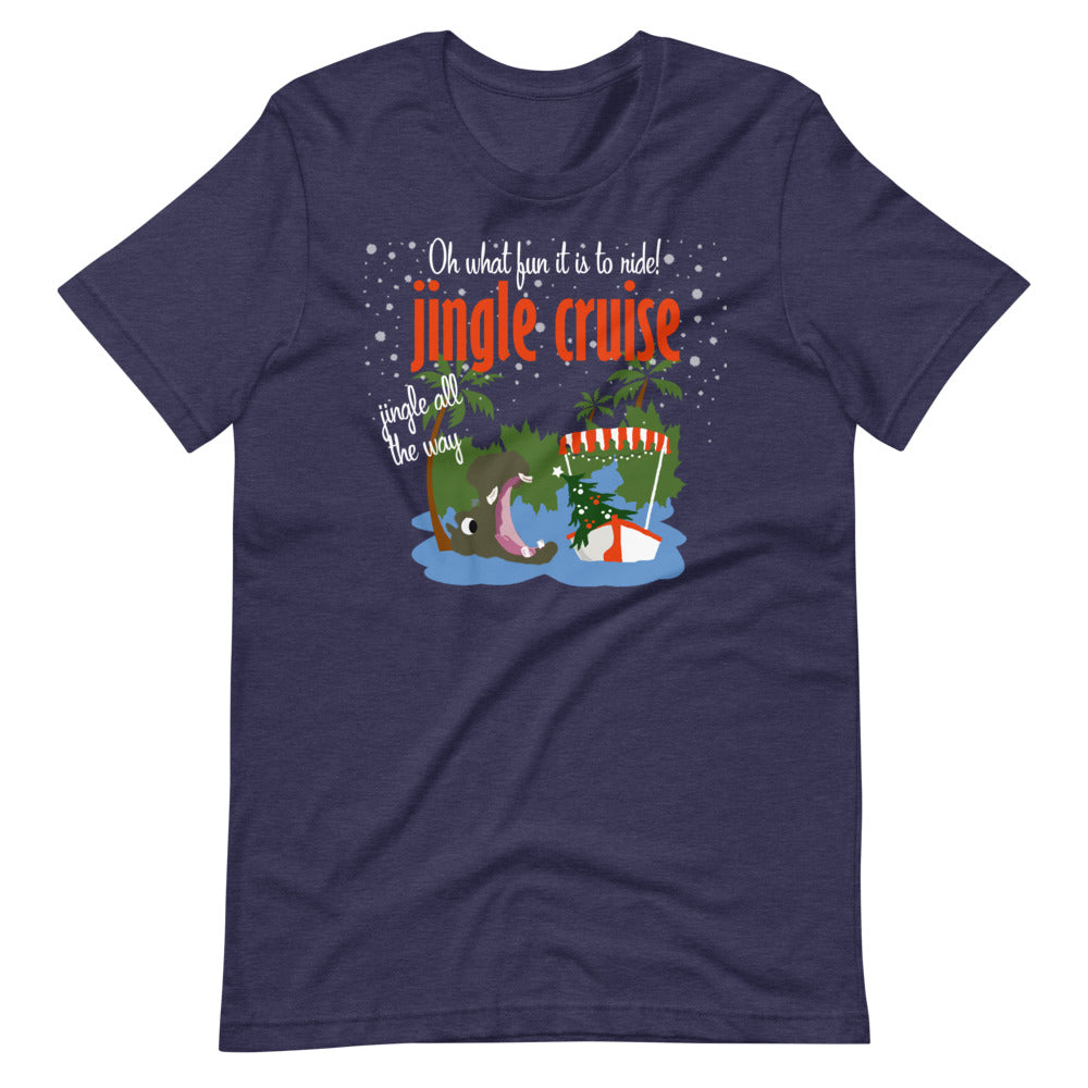 Jingle Cruise Hippo T-Shirt Jungle Cruise Disney Christmas T-Shirt
