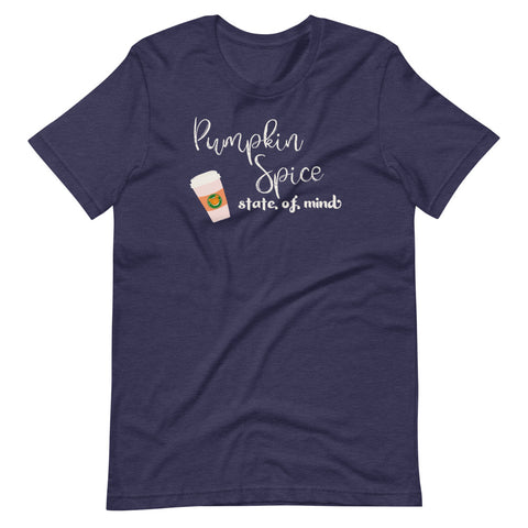 Pumpkin Spice Latte State of Mind Fall Coffee Tee