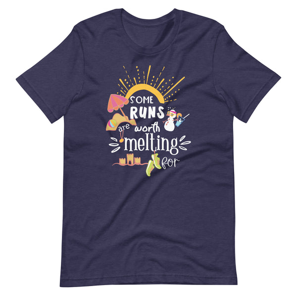 runDisney Frozen T-Shirt Some Runs are Worth Melting For Olaf Summer T-shirt