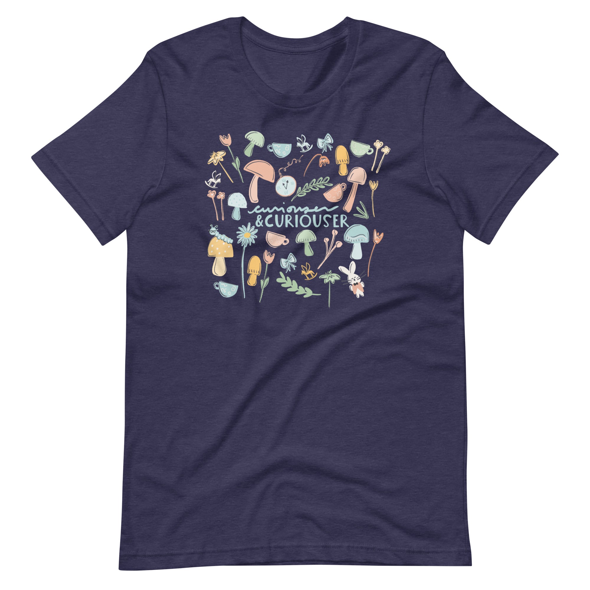 Alice in Wonderland Garden T-Shirt Curiouser and Curiouser Disney Unisex T-Shirt