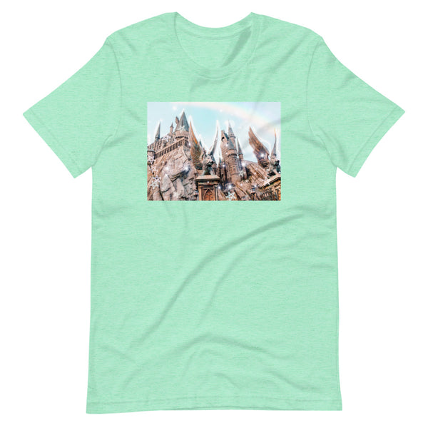 Magical Castle Photo T-Shirt Castle with Gargoyle T-shirt