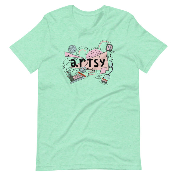 Artsy Disney T-Shirt Epcot Festival of the Arts Hidden Mickey Artsy T-Shirt