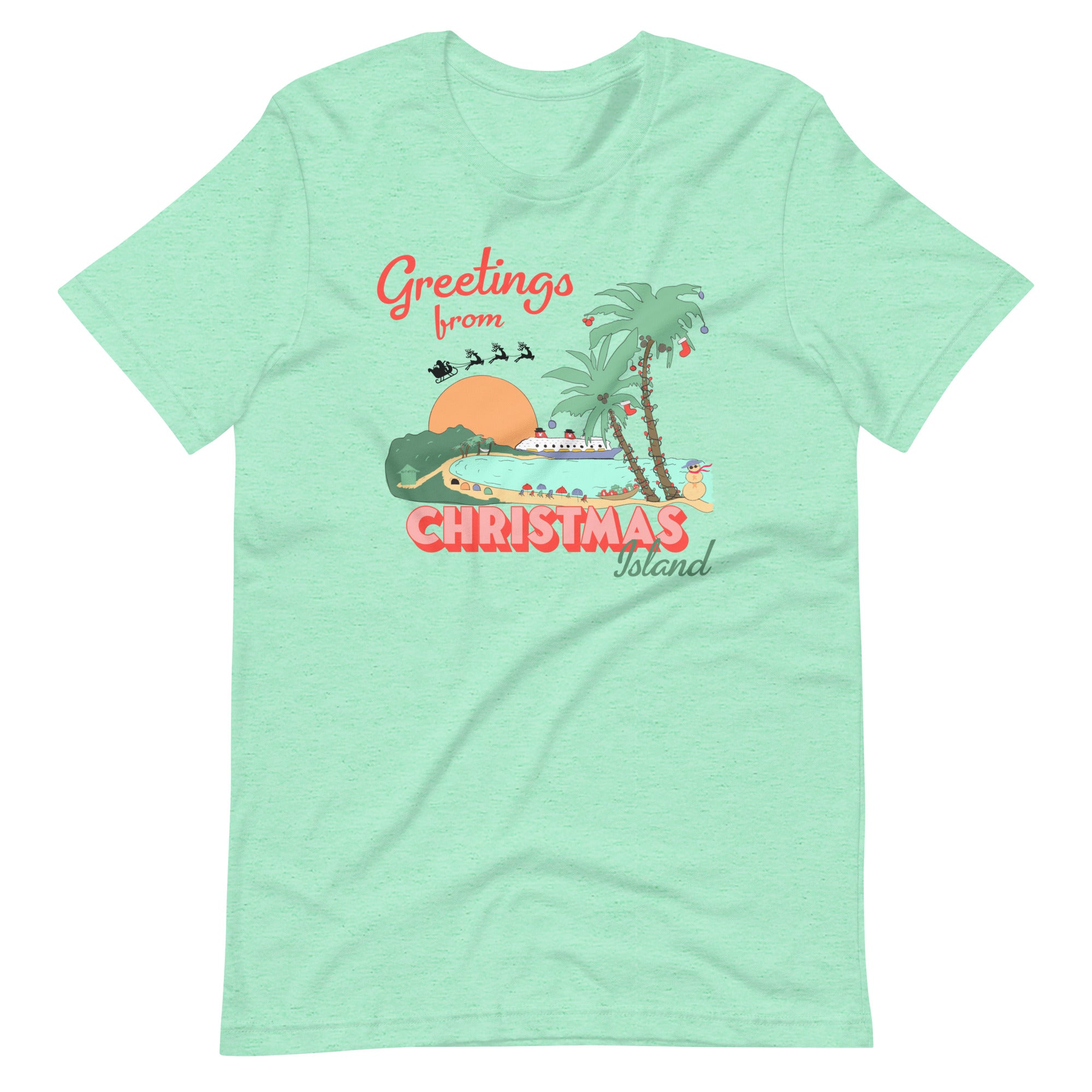 Castaway Cay Christmas Island Disney Cruise Line Very Merrytime Unisex t-shirt