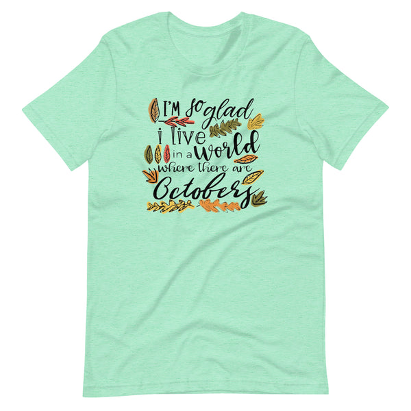 Octobers T-Shirt, Fall Shirt, Anne of Green Gables Shirt