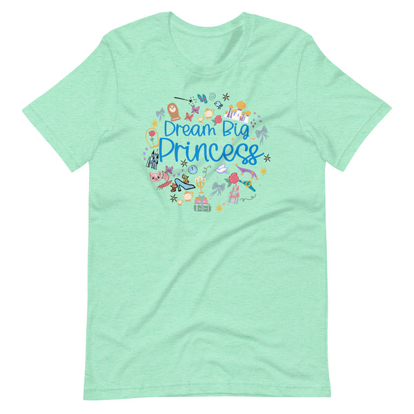 runDisney Dream Big Princess T-Shirt Princess Yoga Half Marathon Unisex T-Shirt