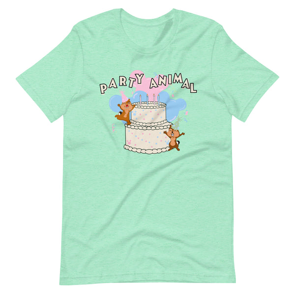 Disney Birthday Chip and Dale Party Animal Celebration Unisex t-shirt