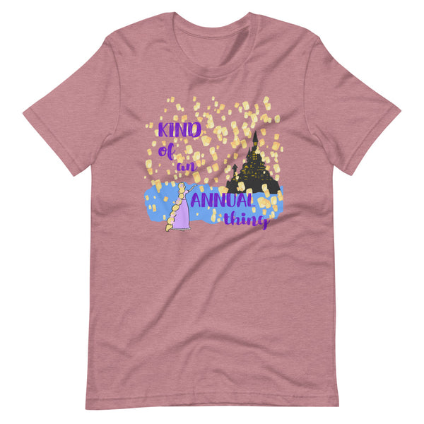 Tangled Birthday Celebration Rapunzel Disney New Year Short-Sleeve Unisex T-Shirt