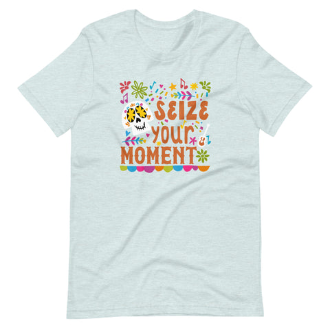 Coco Seize Your Moment T-Shirt- READY TO SHIP-Heather Prism Ice Blue- Small
