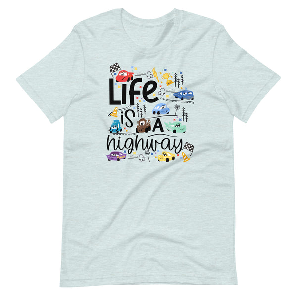 Cars Disney T-Shirt Life is a Highway Disney Shirt Cars T-Shirt