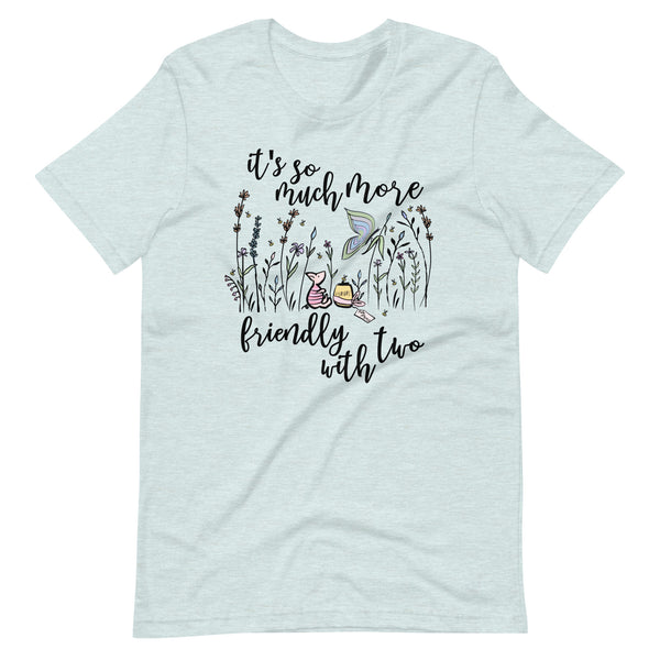 Piglet Wildflowers T-shirt Winnie the Pooh So Much More Friendly with Two Disney Piglet T-Shirt