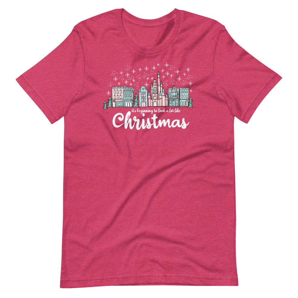 Christmas on Main Street T-shirt It's Beginning to Look a Lot Like Christmas Disney Christmas T-shirt