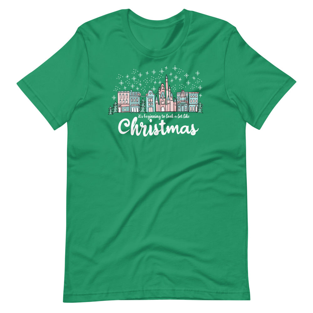 Christmas on Main Street T-shirt It's Beginning to Look a Lot Like Christmas Disney Christmas T-shirt