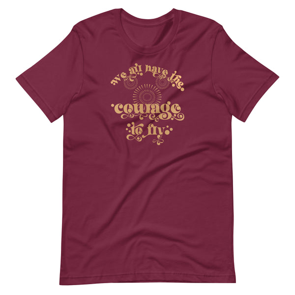 Happily Ever After Disney Fireworks Courage to Fly Disney Shirt Unisex t-shirt