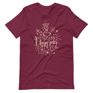 Hot Cocoa T-Shirt Hot Cocoa and Fuzzy Socks Winter T-shirt