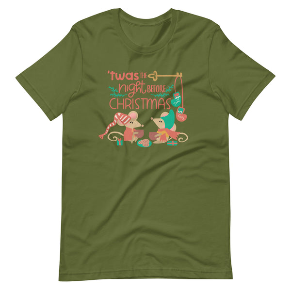 Cinderella Christmas with Jaq and Gus T-Shirt Disney Christmas T-Shirt