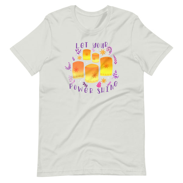 Tangled Lanterns Flower Gleam and Glow Short-Sleeve Unisex T-Shirt