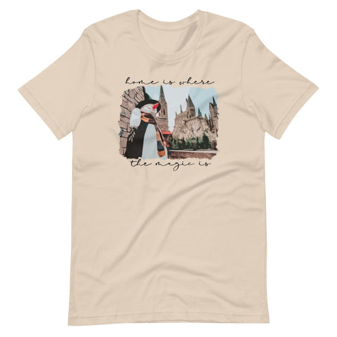 Wizard School Home Magic T-Shirt- READY TO SHIP-Soft Cream- Small