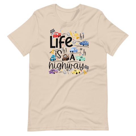 Cars Disney T-Shirt Life is a Highway Disney Shirt Cars T-Shirt