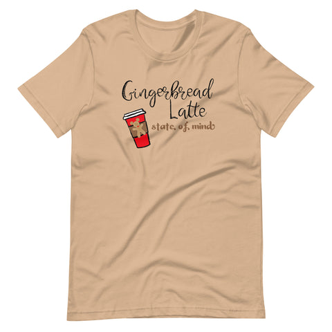 Gingerbread Latte T-Shirt Christmas Coffee Starbuck Shirt Mickey Gingerbread Coffee T-Shirt