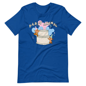 Disney Birthday Chip and Dale Party Animal Celebration Unisex t-shirt