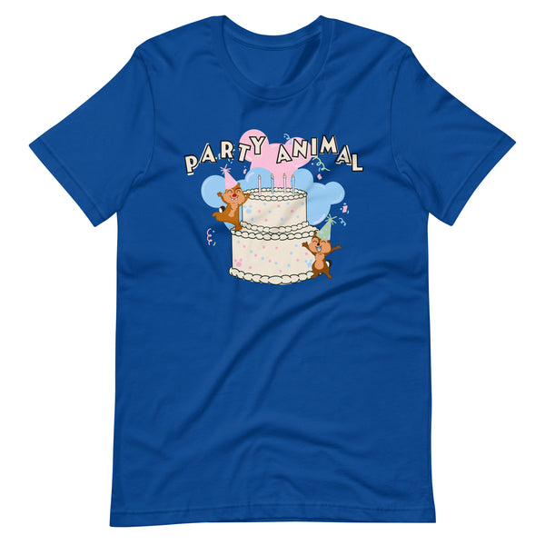 Disney Birthday Chip and Dale Party Animal Celebration Unisex t-shirt