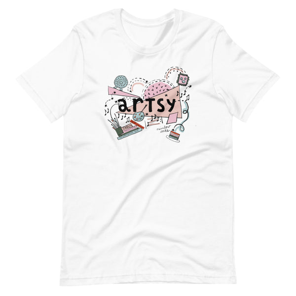 Artsy Disney T-Shirt Epcot Festival of the Arts Hidden Mickey Artsy T-Shirt
