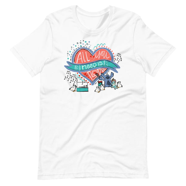 Stitch Love T-Shirt Disney All You Need is Love Lilo and Stitch T-Shirt