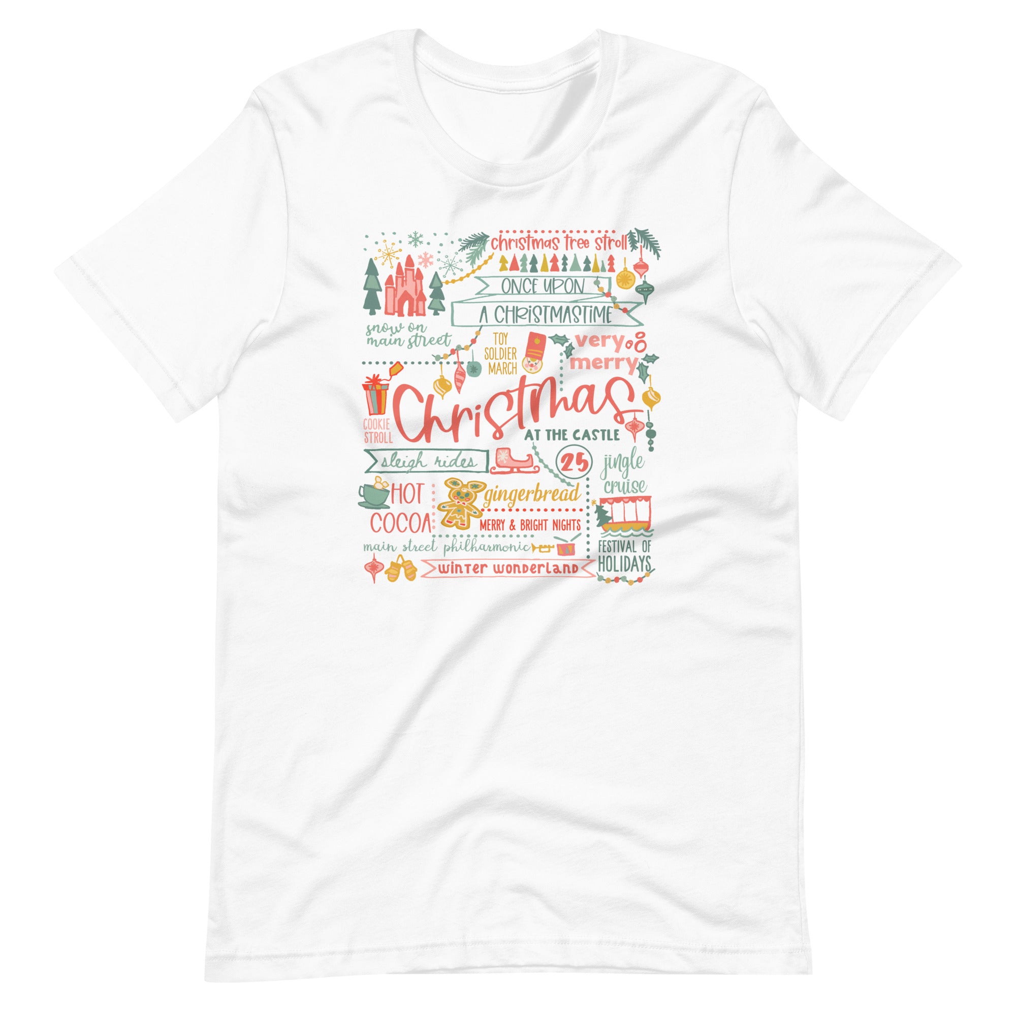 MVMCP Christmas List T-Shirt- READY TO SHIP-White- Small