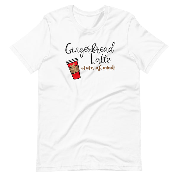 Gingerbread Latte T-Shirt Christmas Coffee Starbuck Shirt Mickey Gingerbread Coffee T-Shirt