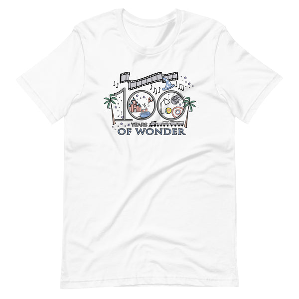 Disney 100th Anniversary T-shirt Disney Shirt Vacation 100 Years of Wonder T-Shirt