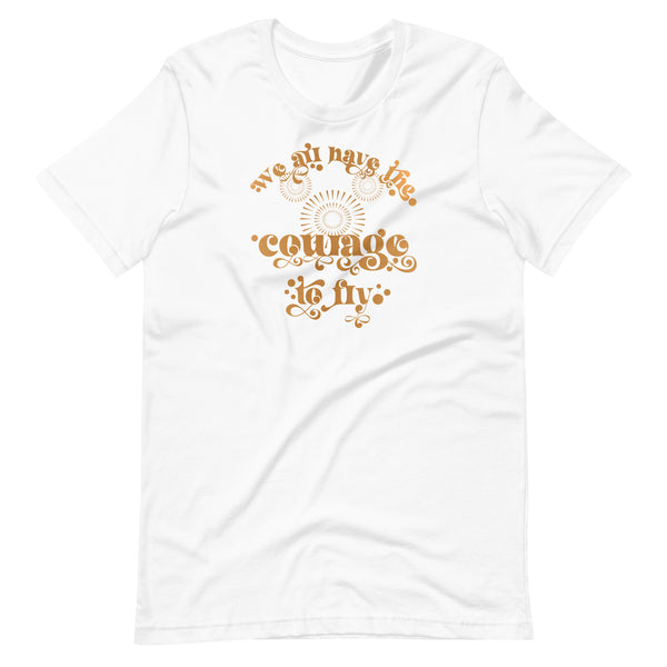 Happily Ever After Disney Fireworks Courage to Fly Disney Shirt Unisex t-shirt