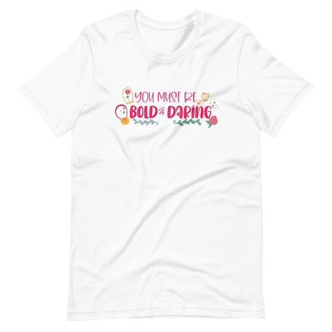 runDisney Beauty and the Beast Bold and Daring - READY TO SHIP-White- Small