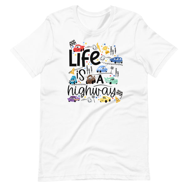 Cars Disney T-Shirt Life is a Highway Disney Shirt Cars T-Shirt