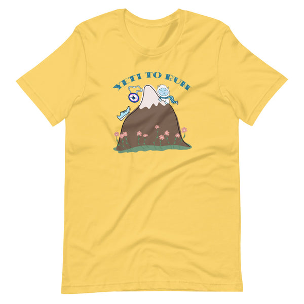 runDisney Yeti Animal Kingdom Disney Expedition Everest Short-Sleeve Unisex T-Shirt