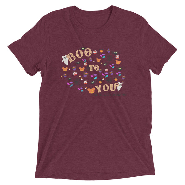 Boo To You Parade T-Shirt Triblend Mickey's Not So Scary Halloween Disney TriblendT-Shirt