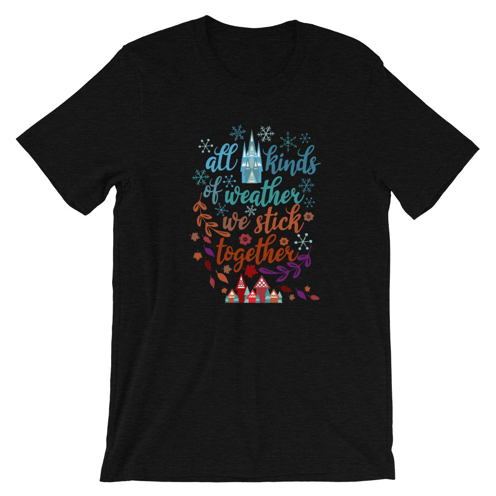 Disney Frozen Christmas T-Shirt Anna and Elsa Disney Sisters Disney Shirt White Christmas T-Shirt