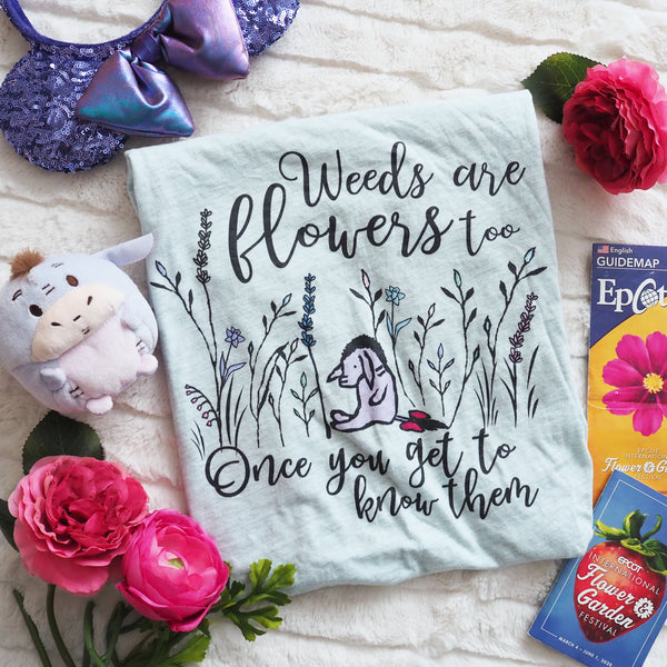 Eeyore Weeds are Flowers Too Disney Short-Sleeve Unisex T-Shirt