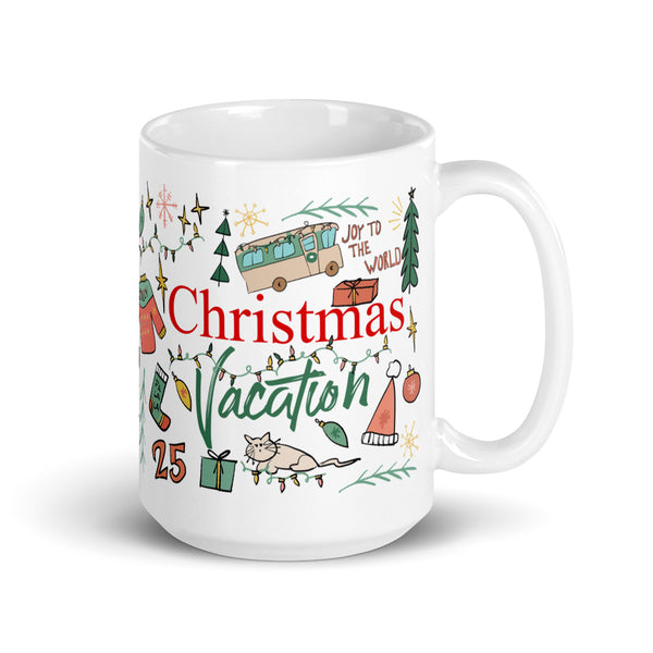 Christmas Vacation Mug Hip Hip Hooray for Christmas Vacation Griswold Family Christmas Mug