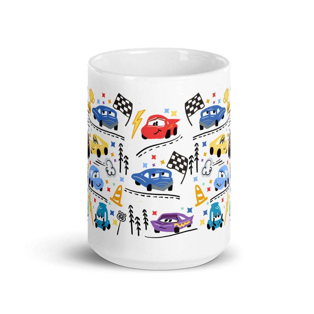 Cars Disney Mug Life is a Highway Disney Cars Mug – Polka Dot