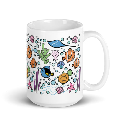 Finding Nemo Mug Disney Mug Just Keep Swimming Ocean Disney Gift Mug