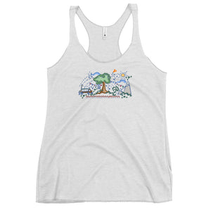 Animal Kingdom 50th Anniversary Tank Top Tree of Life Disney Women's Racerback Tank