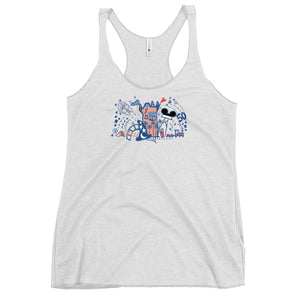 Hollywood Studios 50th Anniversary Tank Top Disney Women's Racerback Tank