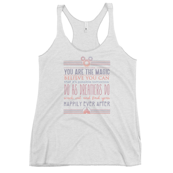 Disney Fireworks Tank Top New Years Quote Happily Ever After Racerback Tank Top